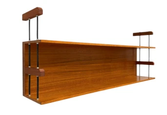 Mid-Century Modern Wall Mounted Shelf by Walter Wirtz for Wilhelm Renz, 1960s
